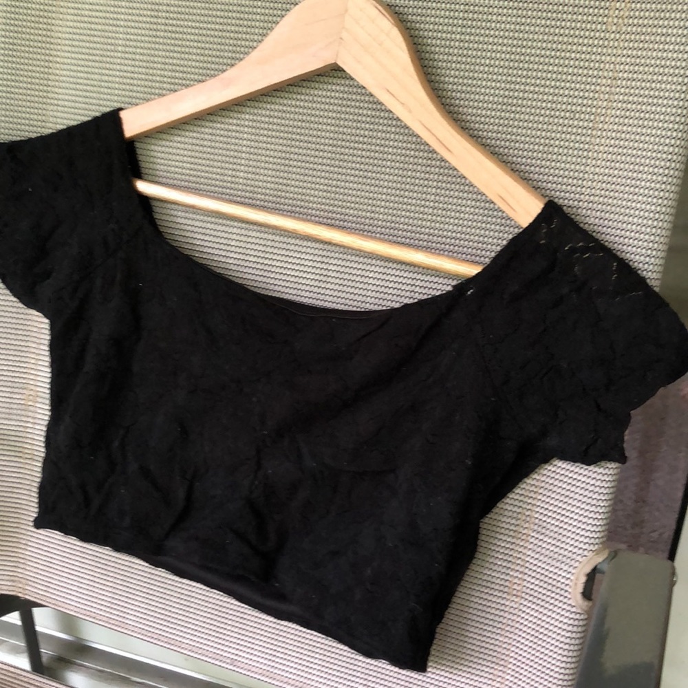 Off Shoulder Crop Top